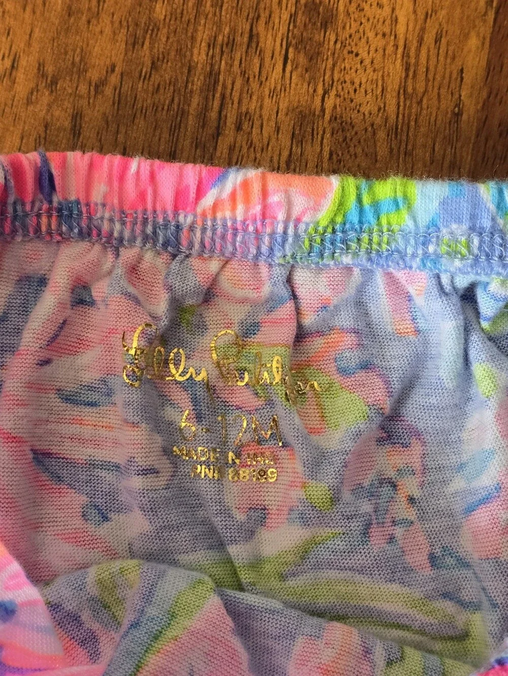 Lilly Pulitzer Baby Girls 6-12mon Floral Ruffle Bloomer Bottoms